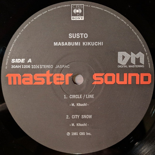 Masabumi Kikuchi - Susto = ススト (Vinyl, LP, Album, Stereo)