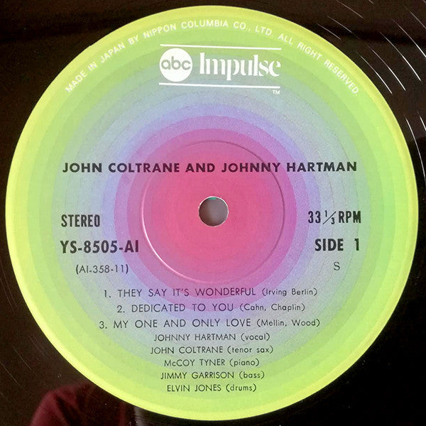 John Coltrane - John Coltrane And Johnny Hartman (Vinyl, LP, Album,...