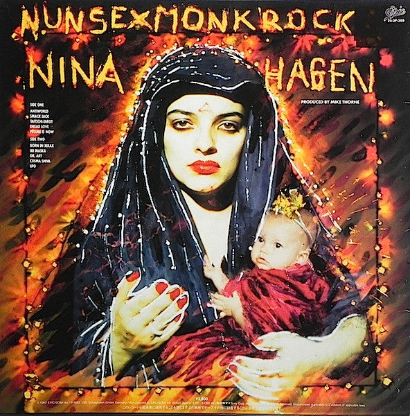 Nina Hagen - Nunsexmonkrock (Vinyl, LP, Album) Very Good Plus (VG+) / Very Good (VG)