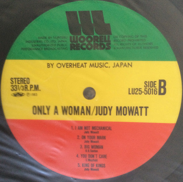 Judy Mowatt - Only A Woman (Vinyl, LP, Album) Near Mint (NM or M-) / Very Good Plus (VG+)