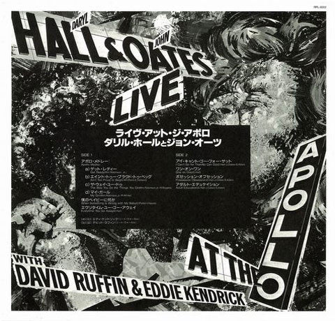 Daryl Hall & John Oates - Live At The Apollo (Vinyl, LP, Album, Stereo) Very Good (VG) / Very Good Plus (VG+)