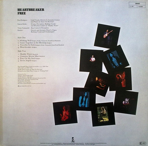 Free - Heartbreaker (Vinyl, LP, Album, Reissue, Stereo) Very Good (VG) / Very Good Plus (VG+)
