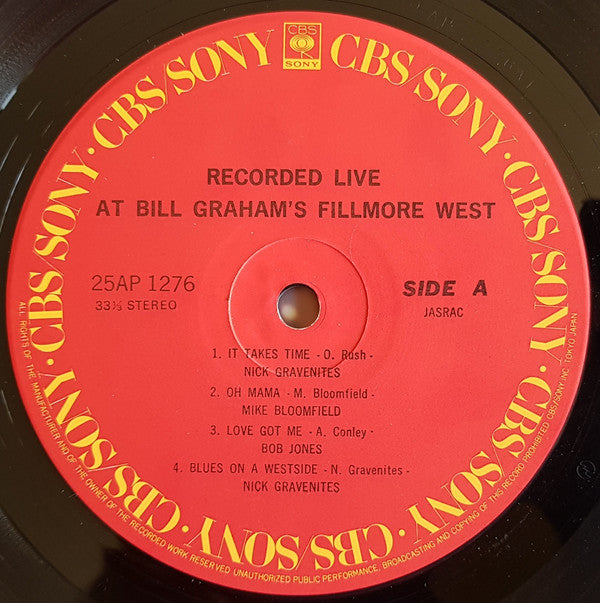 Various - Live At Bill Graham's Fillmore West (Vinyl, LP, Album, Reissue) Near Mint (NM or M-) / Very Good Plus (VG+)