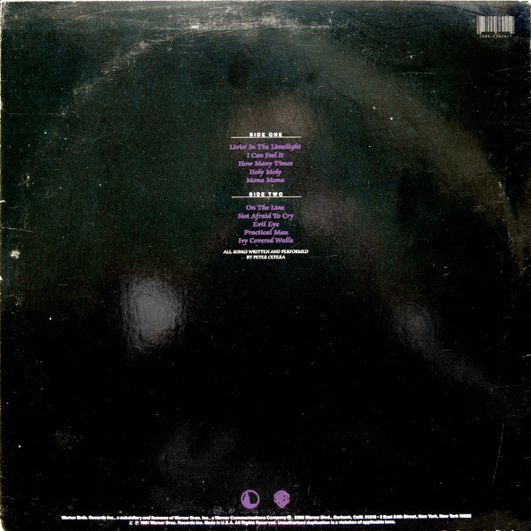 Peter Cetera - Peter Cetera (Vinyl, LP, Album, Stereo) Very Good Plus (VG+) / Very Good Plus (VG+)