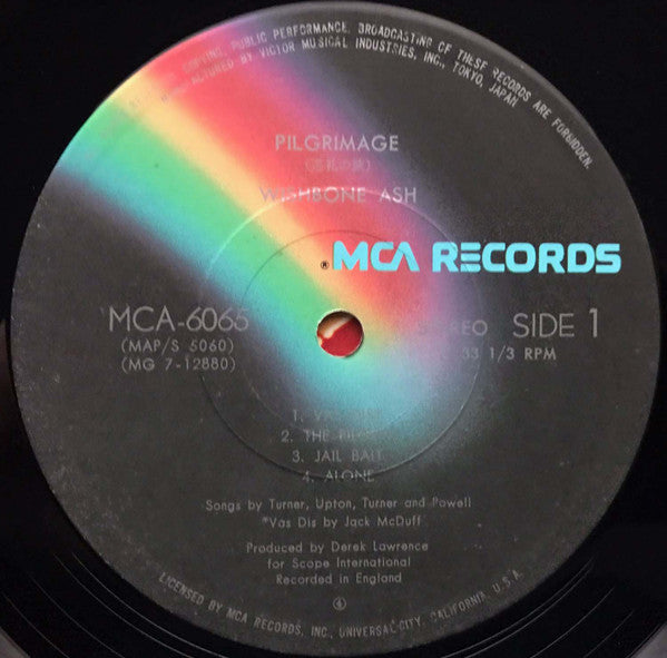 Wishbone Ash - Pilgrimage (Vinyl, LP, Album, Reissue, Stereo)