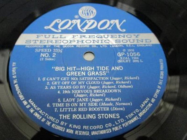 The Rolling Stones - Big Hits (High Tide And Green Grass) (Vinyl, LP, Compilation, Reissue, Stereo) Good Plus (G+) / Good Plus (G+)