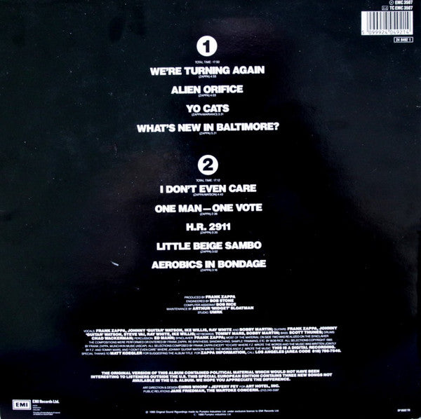Frank Zappa - Frank Zappa Meets The Mothers Of Prevention (European Version) (Vinyl, LP, Album) Good Plus (G+) / Very Good (VG)