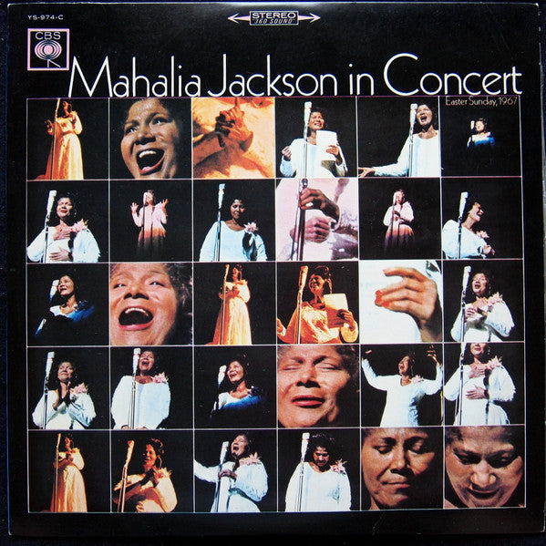 Mahalia Jackson - Mahalia Jackson In Concert Easter Sunday, 1967 (Vinyl, LP, Album, Stereo) Very Good Plus (VG+) / Very Good Plus (VG+)
