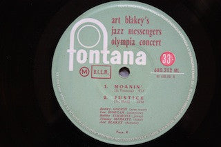 Art Blakey & The Jazz Messengers - Olympia Concert (Vinyl, LP, Album) Good Plus (G+) / Good Plus (G+)