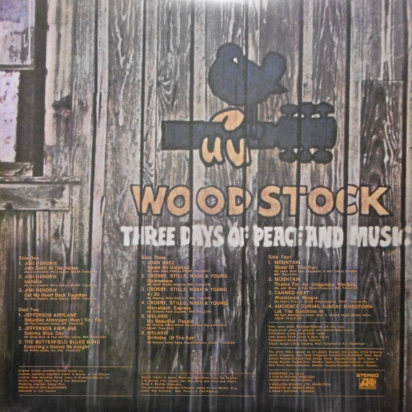 Various - Woodstock Two (2xVinyl, LP, Album, Reissue) Very Good Plus (VG+) / Very Good (VG)