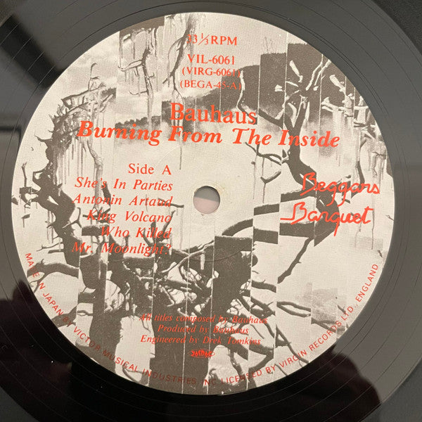 Bauhaus - Burning From The Inside (Vinyl, LP, Album)