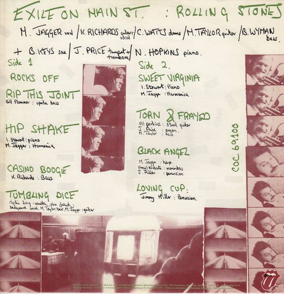 The Rolling Stones - Exile On Main St. (2xVinyl, LP, Album) Very Good Plus (VG+) / Good Plus (G+)