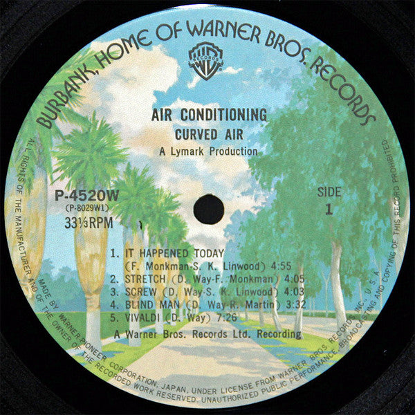 Curved Air - Airconditioning (Vinyl, LP, Album, Reissue) Near Mint (NM or M-) / Very Good Plus (VG+)