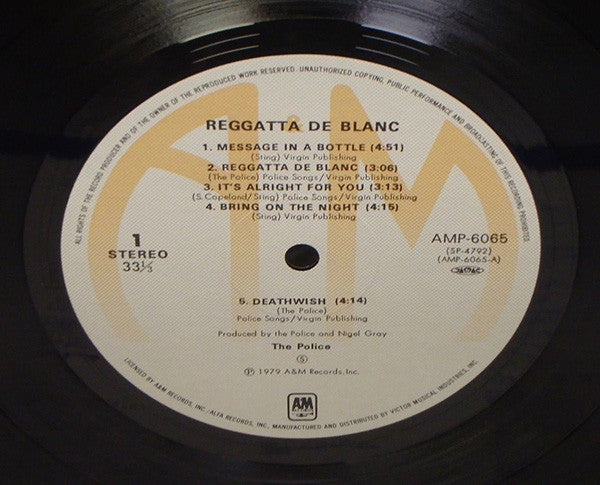 The Police - Reggatta De Blanc (Vinyl, LP, Album)