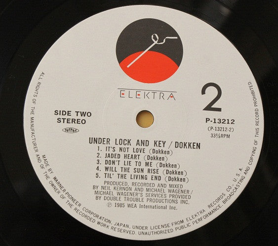 Dokken - Under Lock And Key (Vinyl, LP, Album)
