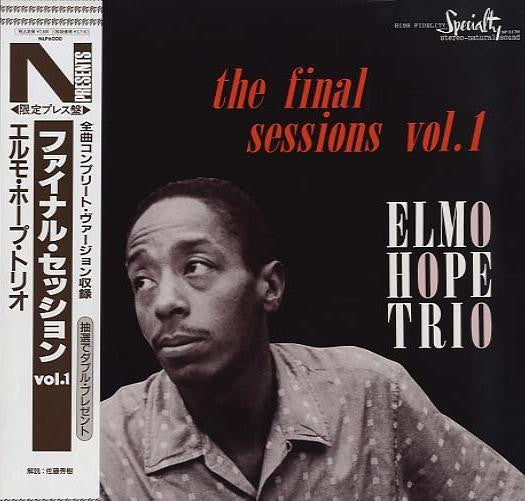 Elmo Hope Trio - The Final Sessions Vol.1 (Vinyl, LP, Reissue) Very Good Plus (VG+) / Very Good (VG)