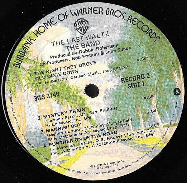 The Band - The Last Waltz (Vinyl, LP, Album, Stereo)