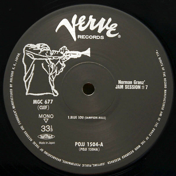 Various - Norman Granz' Jam Session #7 (Vinyl, LP, Album, Limited Edition, Reissue, Mono) Near Mint (NM or M-) / Very Good Plus (VG+)