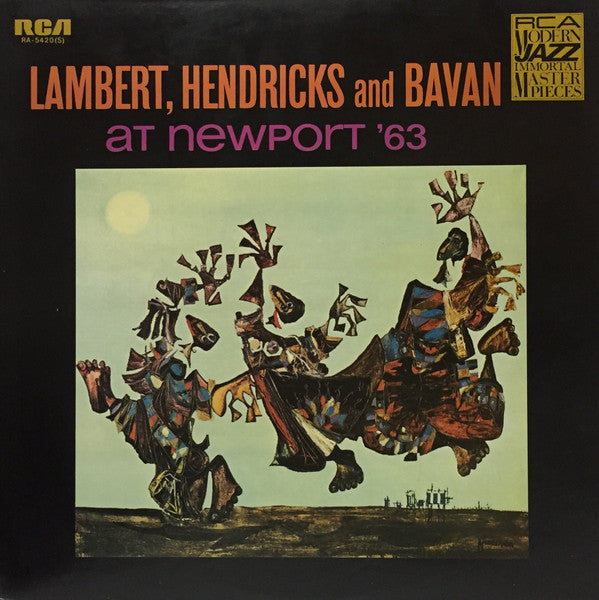Lambert, Hendricks & Bavan - At Newport '63 (Vinyl, LP, Album, Promo, Stereo) Very Good (VG) / Very Good (VG)
