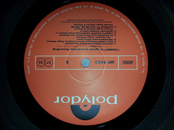 Various - Tommy (Original Soundtrack Recording) (Vinyl, LP, Album)