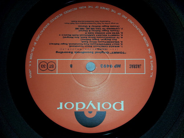 Various - Tommy (Original Soundtrack Recording) (2xVinyl, LP, Album) Very Good Plus (VG+) / Very Good (VG)