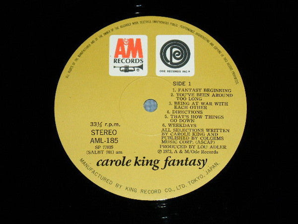 Carole King - Fantasy (Vinyl, LP, Album, Reissue)