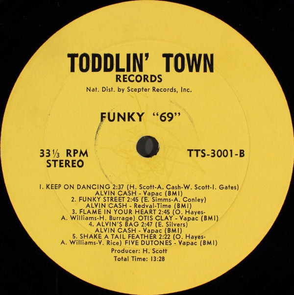 Various - Funky '69 (Vinyl, LP, Compilation, Stereo) Very Good (VG) / Fair (F)