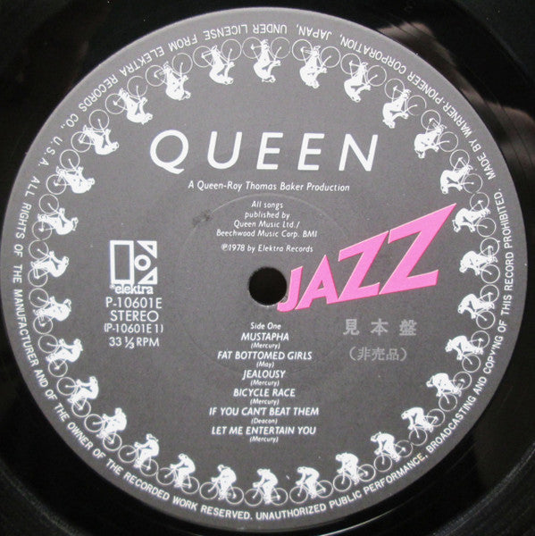 Queen - Jazz (Vinyl, LP, Album, Promo) Very Good (VG) / Very Good (VG)