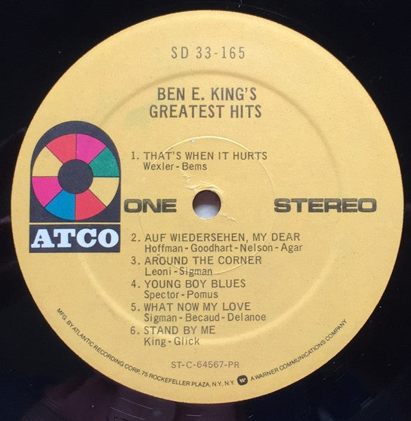 Ben E. King - Ben E. King's Greatest Hits (Vinyl, LP, Compilation, Reissue) Very Good (VG) / Very Good (VG)