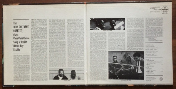 The John Coltrane Quartet - The John Coltrane Quartet Plays (Vinyl, LP, Album, Reissue, Stereo) Very Good (VG) / Very Good Plus (VG+)