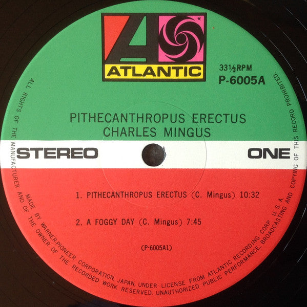 Charles Mingus Jazz Workshop - Pithecanthropus Erectus = 直立猿人 (Viny...