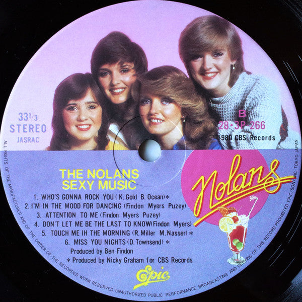 The Nolans - Sexy Music (Vinyl, LP, Compilation, Stereo) Very Good (VG) / Very Good (VG)