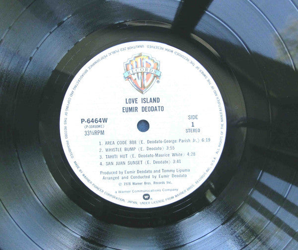 Eumir Deodato - Love Island (Vinyl, LP, Album, Reissue) Very Good (VG) / Very Good (VG)