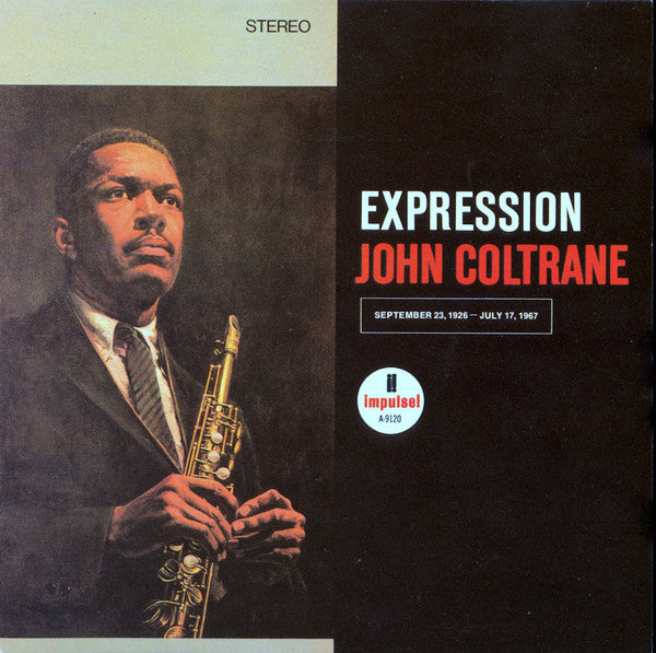 John Coltrane - Expression (Vinyl, LP, Album, Reissue, Stereo) Very Good (VG) / Good Plus (G+)
