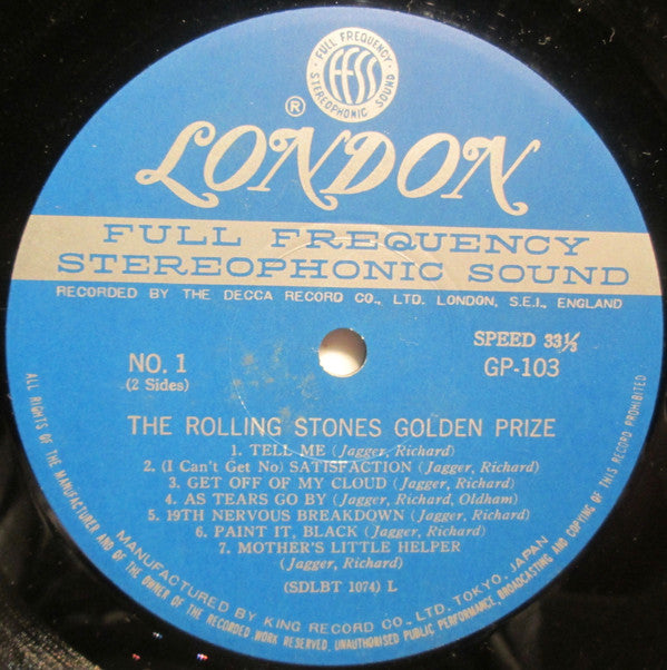 The Rolling Stones - Golden Prize (Vinyl, LP, Compilation) Very Good (VG) / Very Good (VG)
