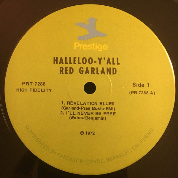 Red Garland - Halleloo-Y'-All (Vinyl, LP, Album, Reissue, Stereo) Very Good (VG) / Very Good (VG)