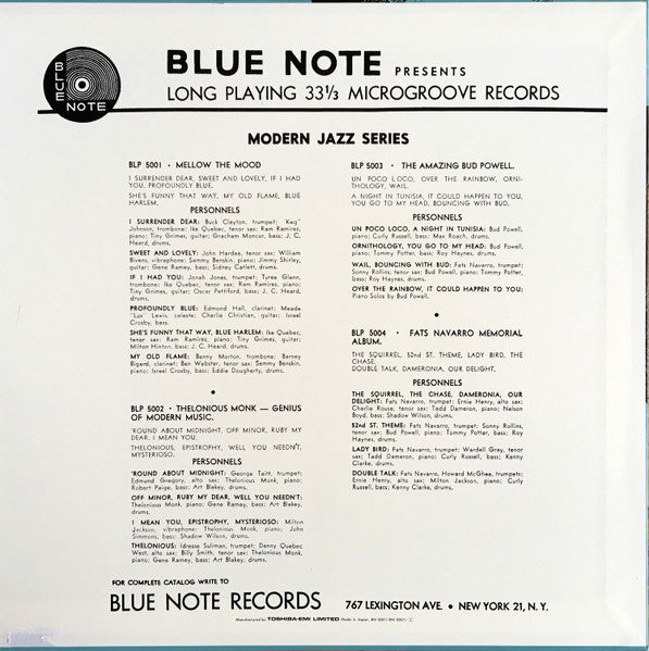 Bud Powell - The Amazing Bud Powell (Vinyl, LP, Album, Limited Edition, Reissue, Mono) Near Mint (NM or M-) / Near Mint (NM or M-)