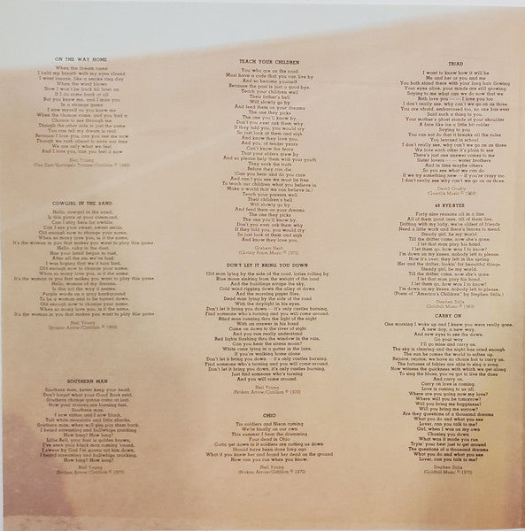 Crosby, Stills, Nash & Young - 4 Way Street (2xVinyl, LP, Album, Stereo) Good Plus (G+) / Good Plus (G+)