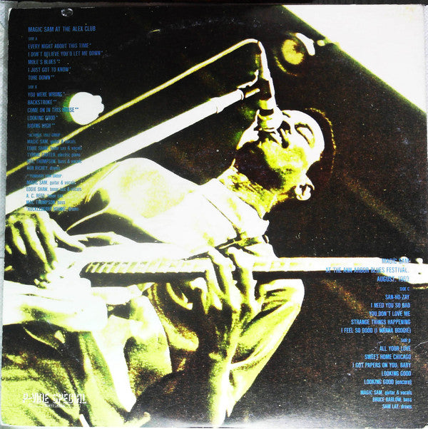 Magic Sam - Magic Sam Live (2xVinyl, LP) Very Good Plus (VG+) / Very Good (VG)