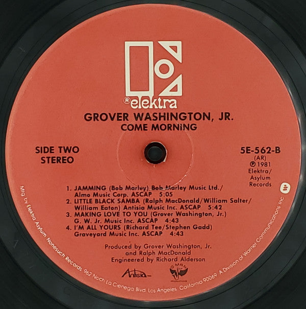Grover Washington, Jr. - Come Morning (Vinyl, LP, Album, Stereo)