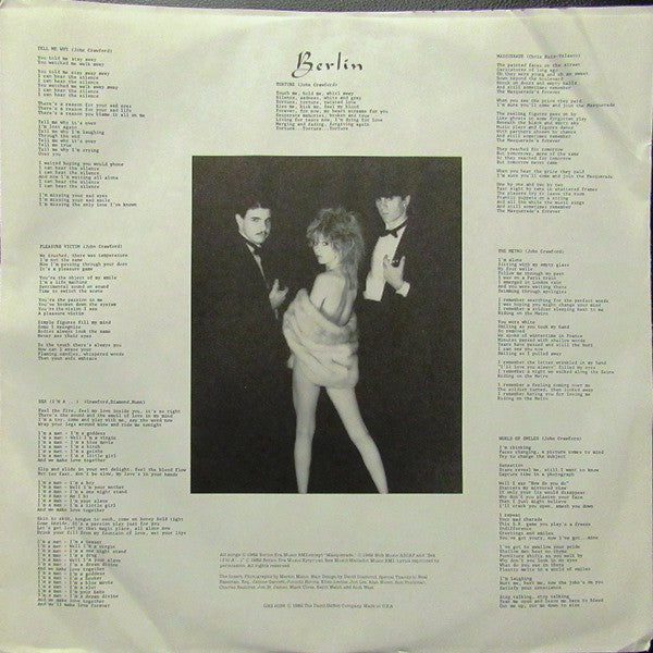Berlin - Pleasure Victim (Vinyl, LP, Album, Reissue) Good Plus (G+) / Very Good (VG)