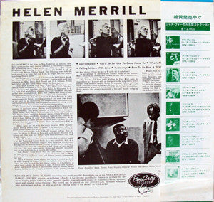 Helen Merrill - Helen Merrill (Vinyl, LP, Album, Reissue, Mono)