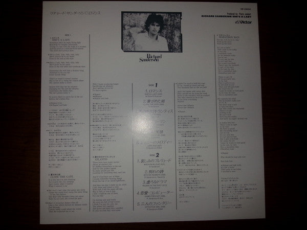 Richard Sanderson - She's A Lady (Vinyl, LP, Compilation) Very Good Plus (VG+) / Very Good Plus (VG+)