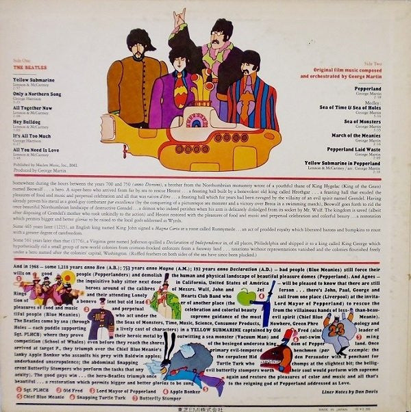The Beatles - Yellow Submarine (Vinyl, LP, Album, Reissue)