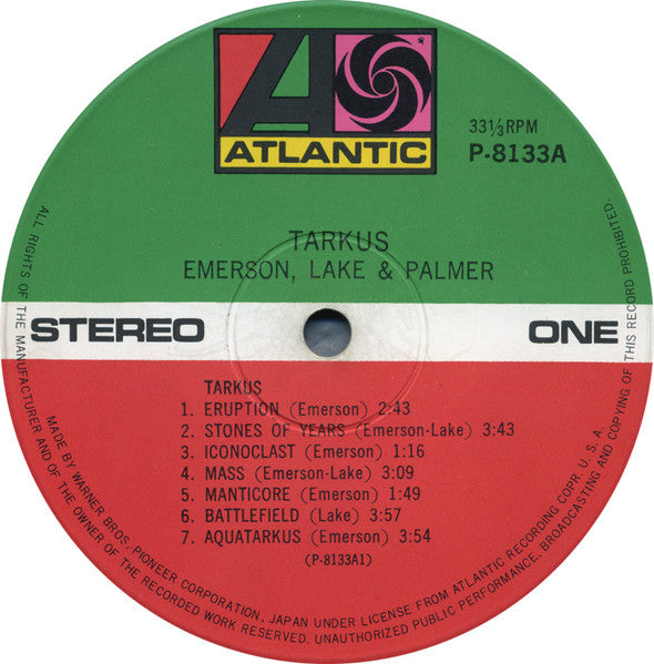 Emerson, Lake & Palmer - Tarkus (Vinyl, LP, Album)