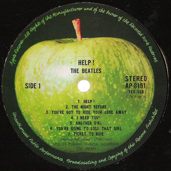 The Beatles - Help! (Vinyl, LP, Album, Reissue, Stereo)