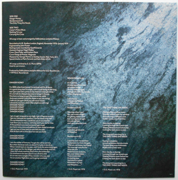 UK (3) - Danger Money (Vinyl, LP, Album)