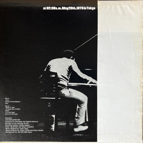 Cecil Taylor - Solo (Vinyl, LP, Album)