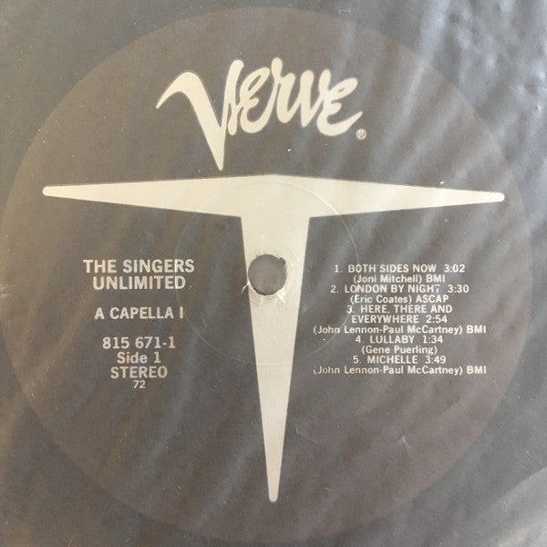 The Singers Unlimited - A Capella (Vinyl, LP, Album, Reissue) Very Good Plus (VG+) / Very Good Plus (VG+)