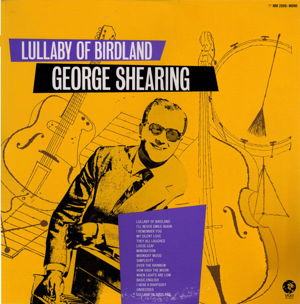 George Shearing - Lullaby Of Birdland (Vinyl, LP, Compilation, Mono)
